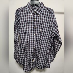 Burberry Vintage Plaid Long Sleeve Shirt